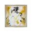Hand-painted modern abstract artwork in gold, black, and white tones – framed contemporary wall art.