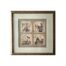 Framed vintage architectural artwork with classical domes and arches in soft sepia tones.
