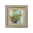 Abstract framed artwork with golden tones and expressive brushstrokes – modern wall art décor.