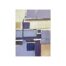 Abstract oil painting “Silent Geometry” in lavender and cream tones — modern wall art décor.