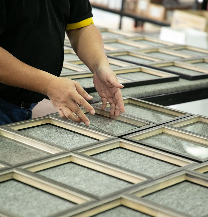 bulk certificate frames assembly A4 A3 frame production