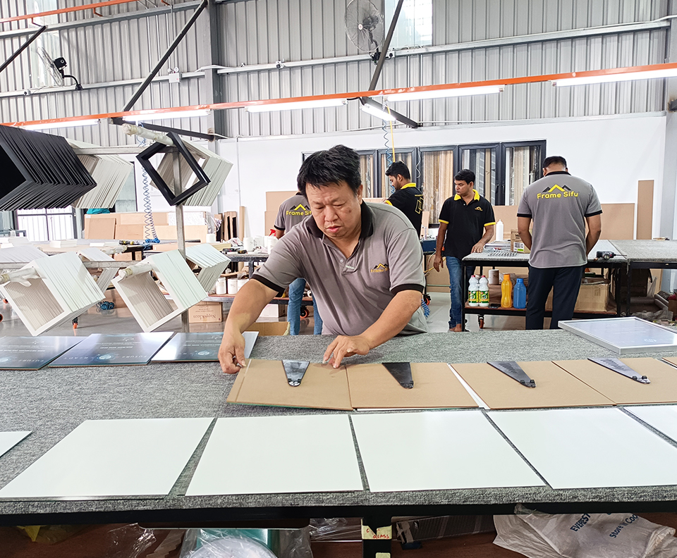 certificate frames quality control production