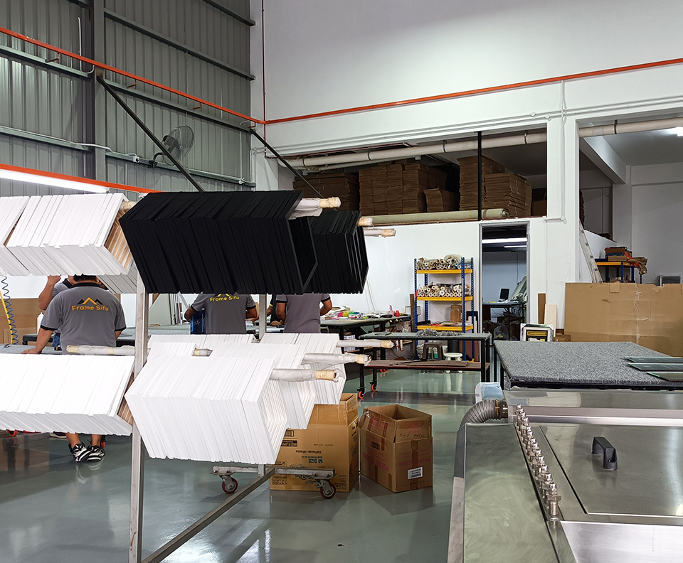 certificate frames quality control production