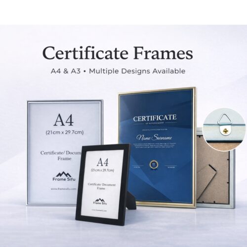 Certificate frame
