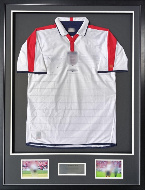 Custom jersey framing with professional finishing in Kuala Lumpur