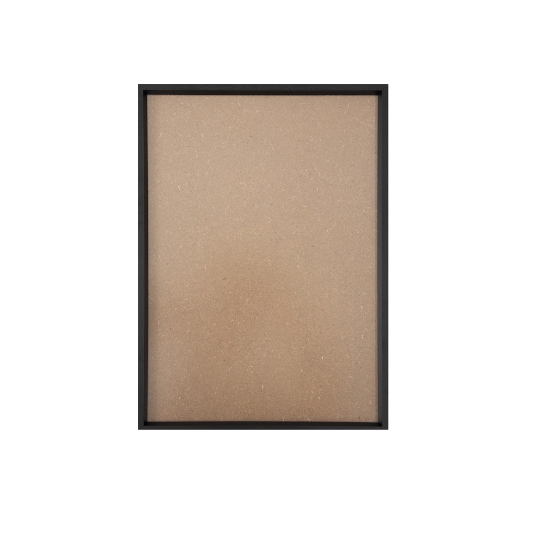 a4 aluminium certificate frame matt black front view