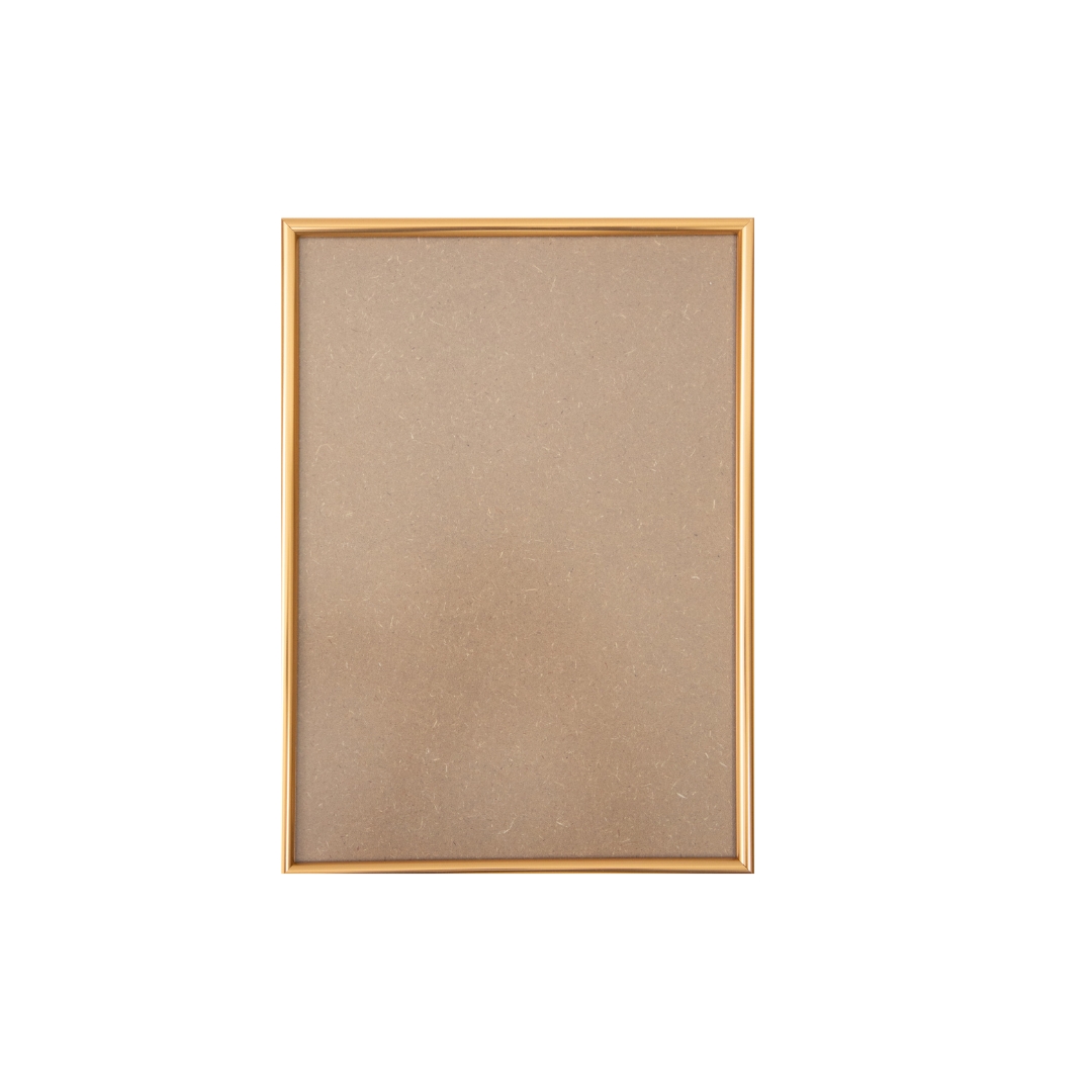 a4 aluminium certificate frame front view rose gold